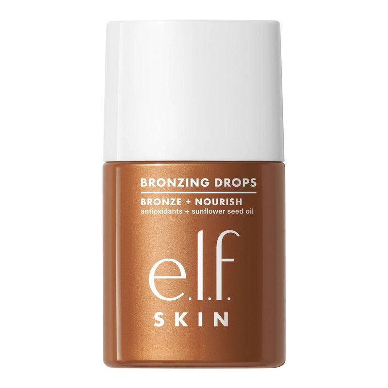 slide 12 of 14, e.l.f. SKIN Bronzing Drops - Pure Gold - 1 fl oz, 1 fl oz