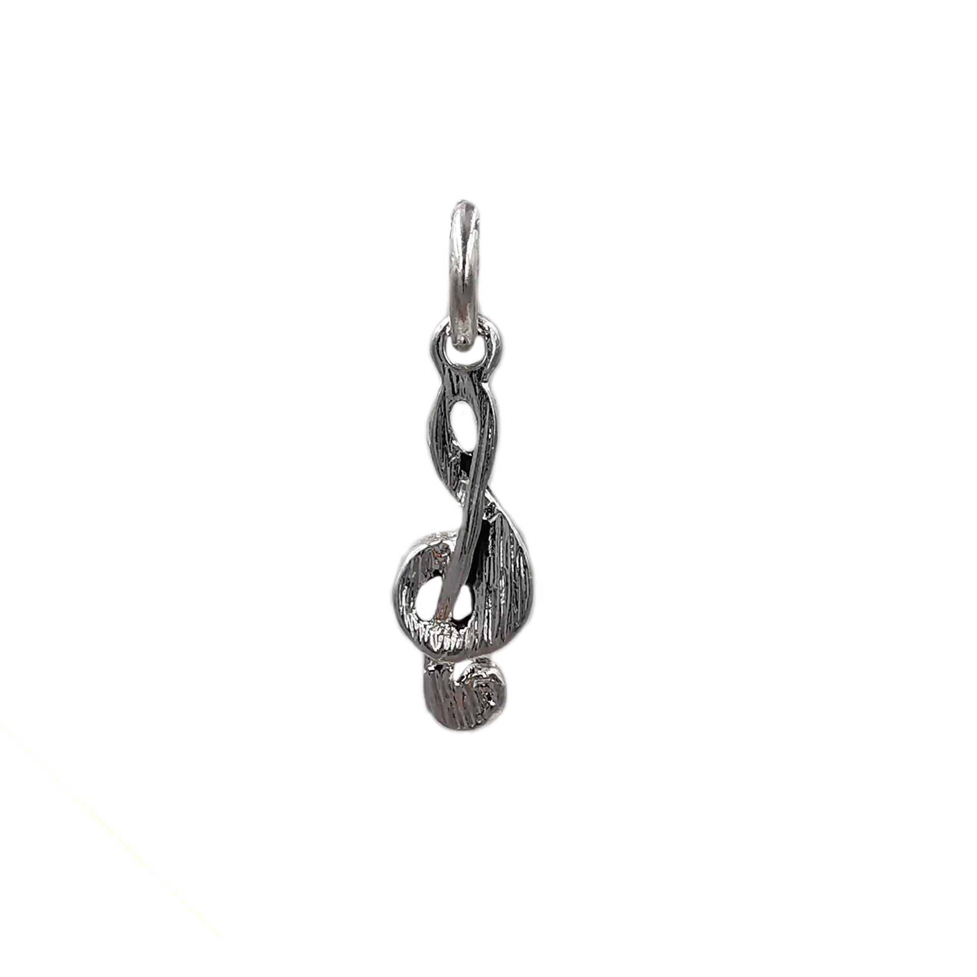 slide 3 of 4, Charmalong Silver Plated Music Charm By Bead Landing, 0.87 in x 0.24 in x 0.24 in