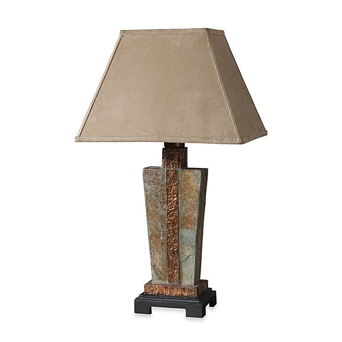 slide 1 of 2, Uttermost Slate Copper Accent Lamp, 1 ct