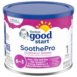 Gerber Good Start, Baby Formula Powder, SoothePro, Stage 1, 19.4 Ounce