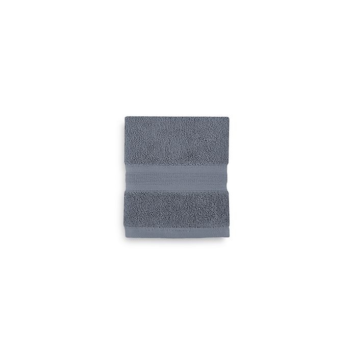 slide 1 of 15, Wamsutta Icon PimaCott Washcloth - Denim, 1 ct