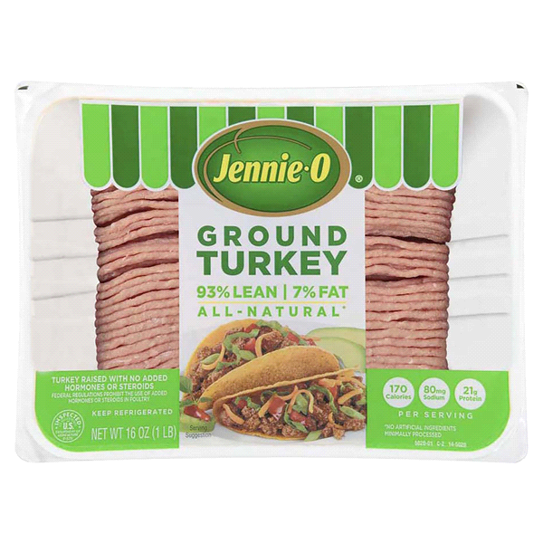 slide 1 of 1, Jennie-O Lean Ground Turkey, 16 oz