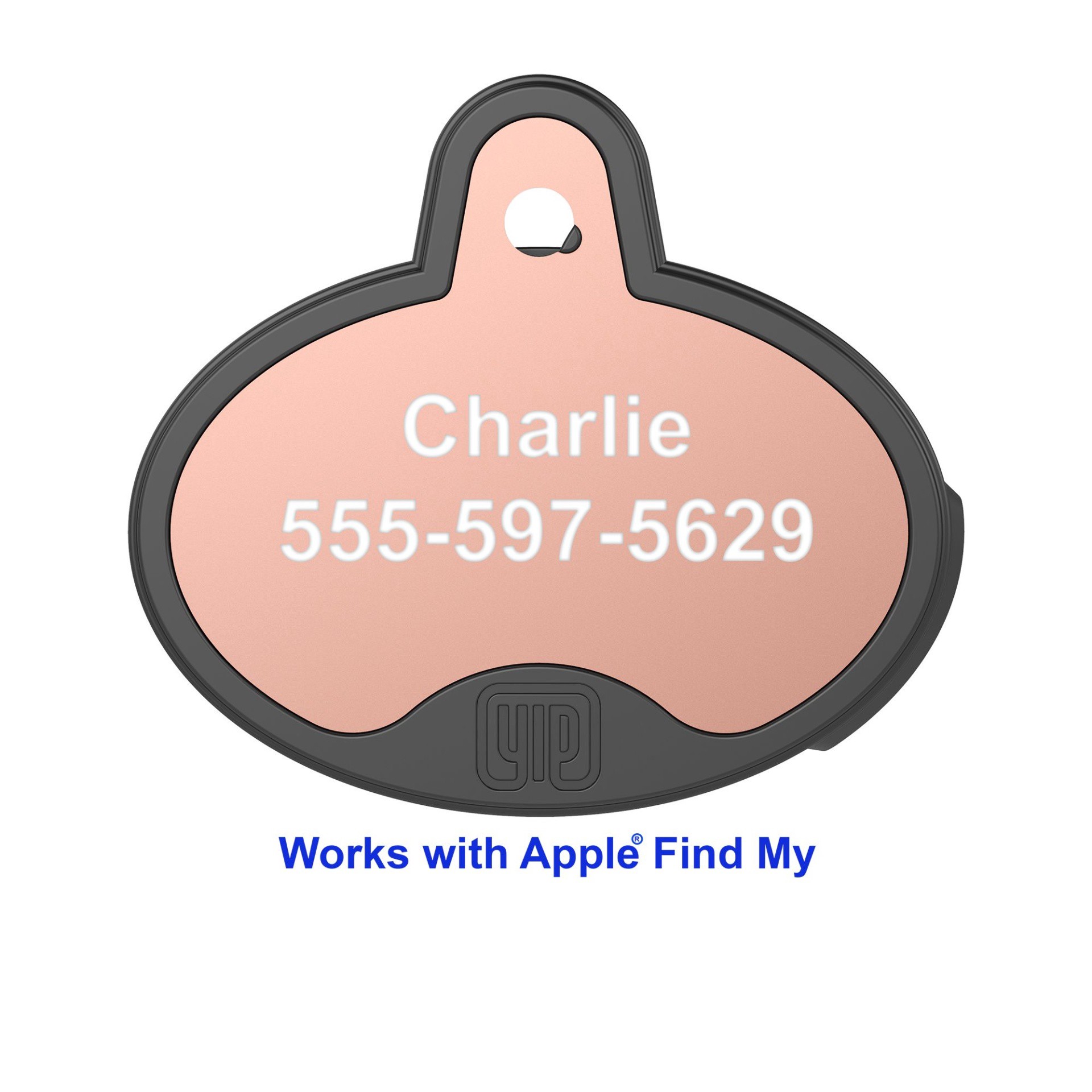 slide 1 of 1, YIP Smart Tag Personalized ID Tag and Finder - Works with Apple Find My, 1 ct