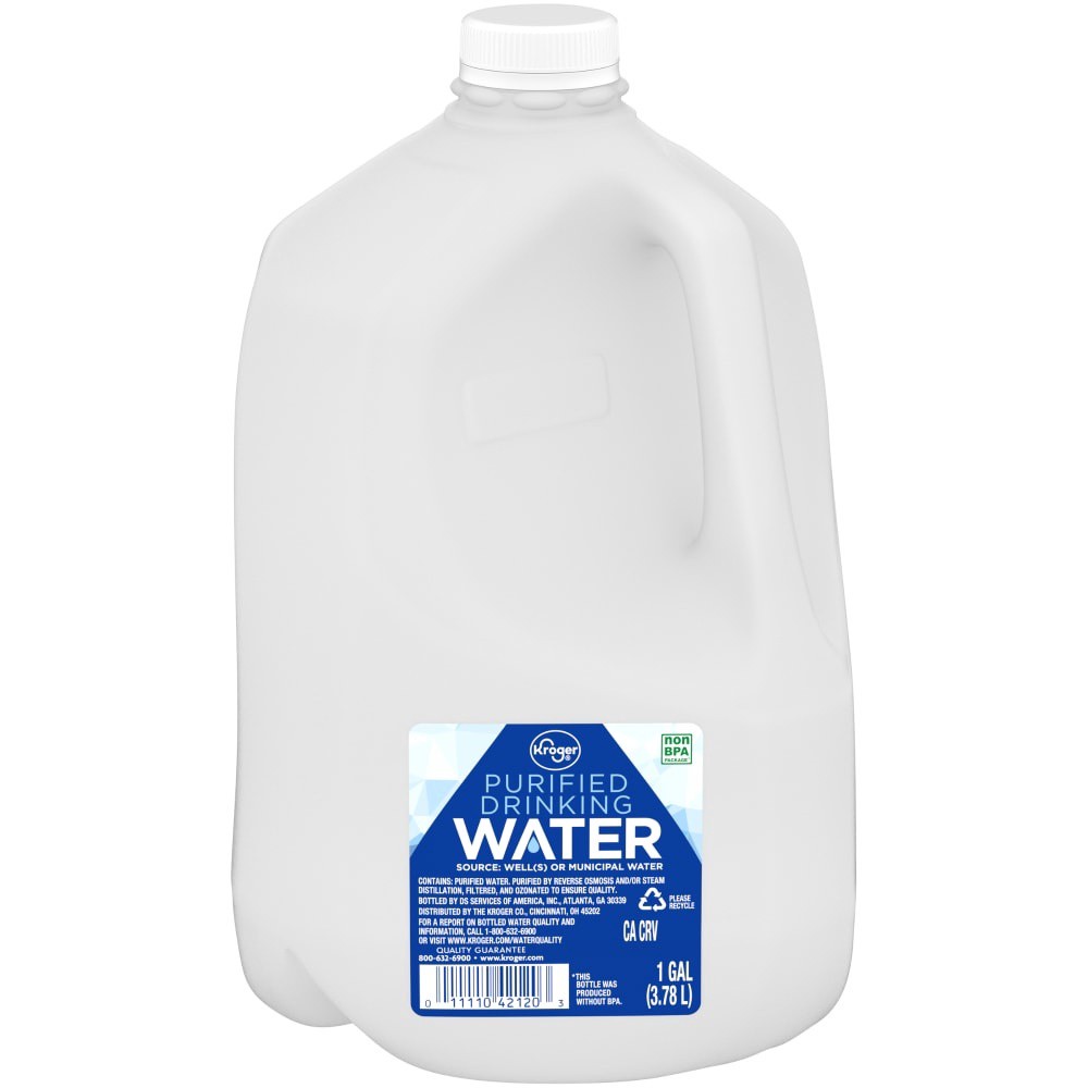 slide 2 of 3, Kroger Purified Drinking Water, 1 gal