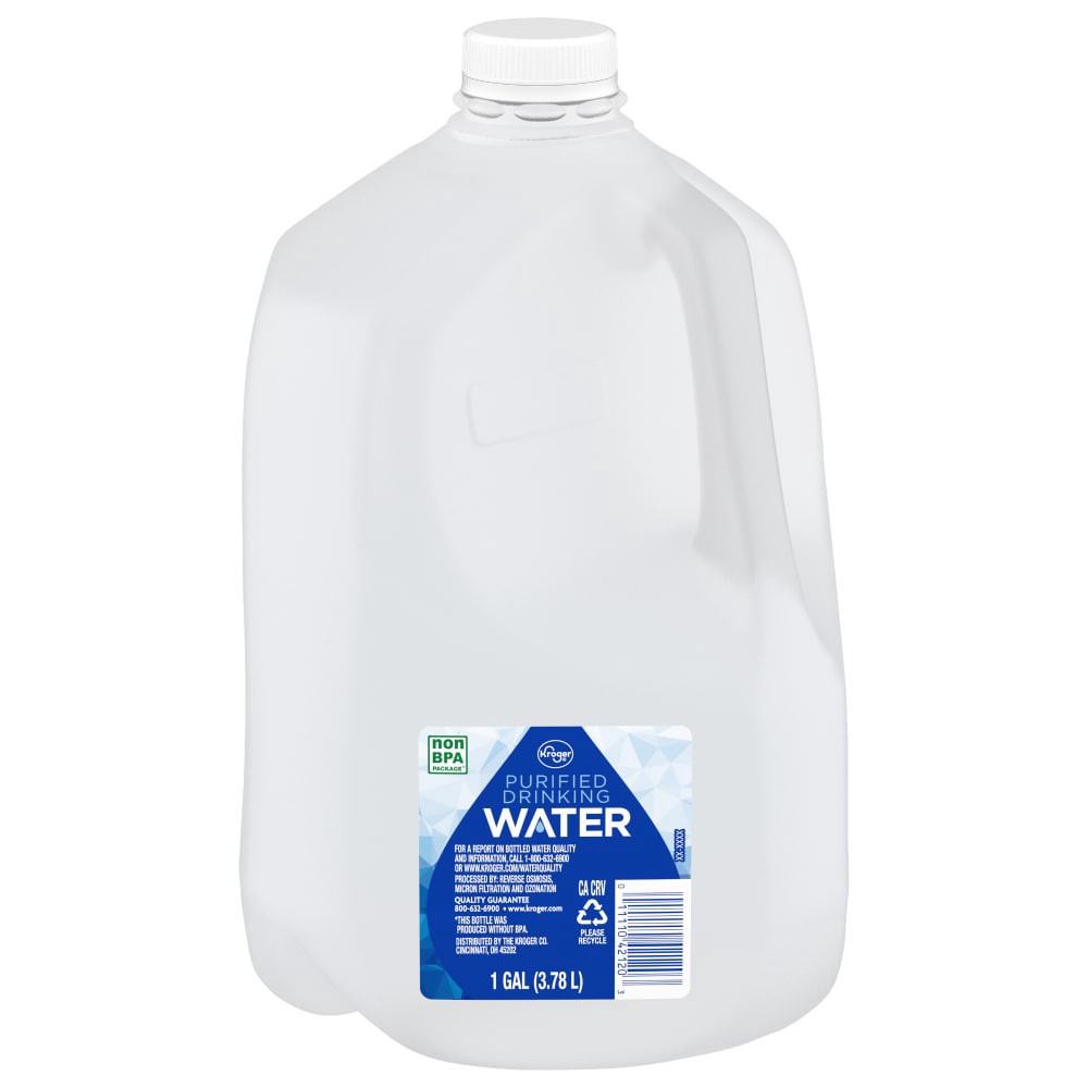 slide 1 of 3, Kroger Purified Drinking Water, 1 gal