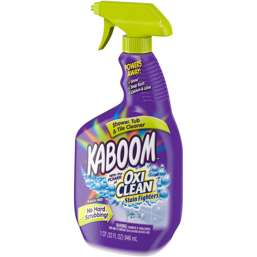 slide 4 of 6, Kaboom With OxiClean Shower Tub Tile Cleaner, 32 oz