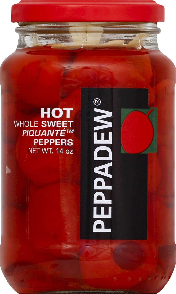 slide 2 of 2, Peppadew Hot Peppers Whole, 14 oz