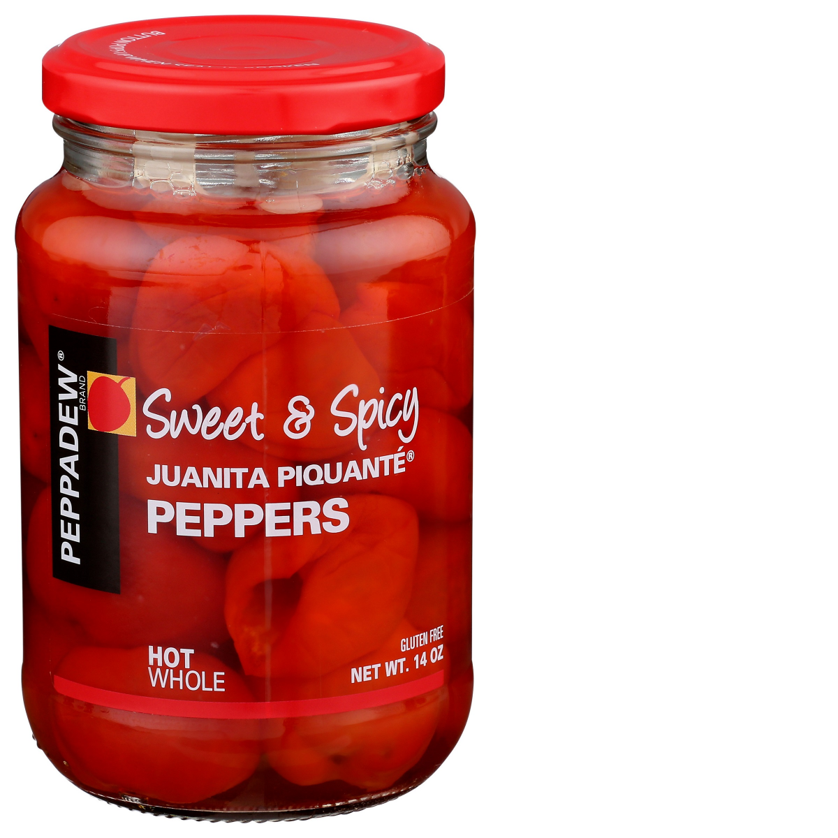 slide 1 of 2, Peppadew Hot Peppers Whole, 14 oz