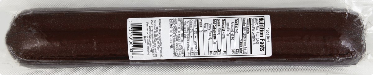 slide 5 of 6, Old Wisconsin Beef Premium Summer Sausage 16 oz. Pack, 16 oz