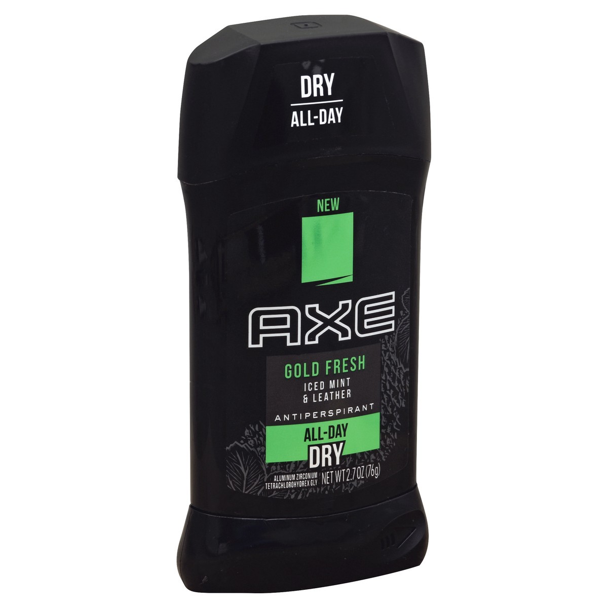 slide 10 of 10, AXE Fresh Mint + Leather Antiperspirant Deodorant Stick, 2.7 oz