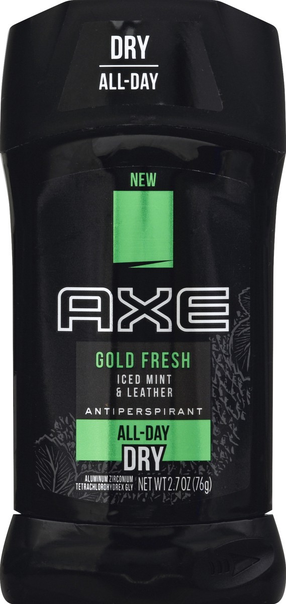 slide 1 of 10, AXE Fresh Mint + Leather Antiperspirant Deodorant Stick, 2.7 oz