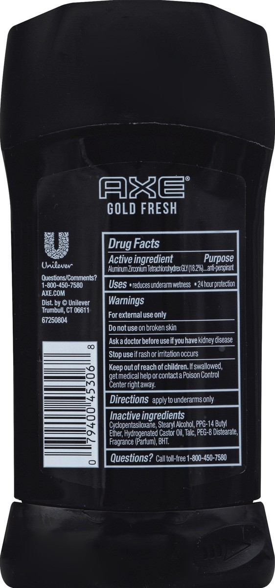 slide 7 of 10, AXE Fresh Mint + Leather Antiperspirant Deodorant Stick, 2.7 oz