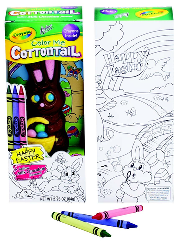 slide 1 of 1, Palmer Color Me Cottontail, Hollow Milk Chocolate, 2.25 oz
