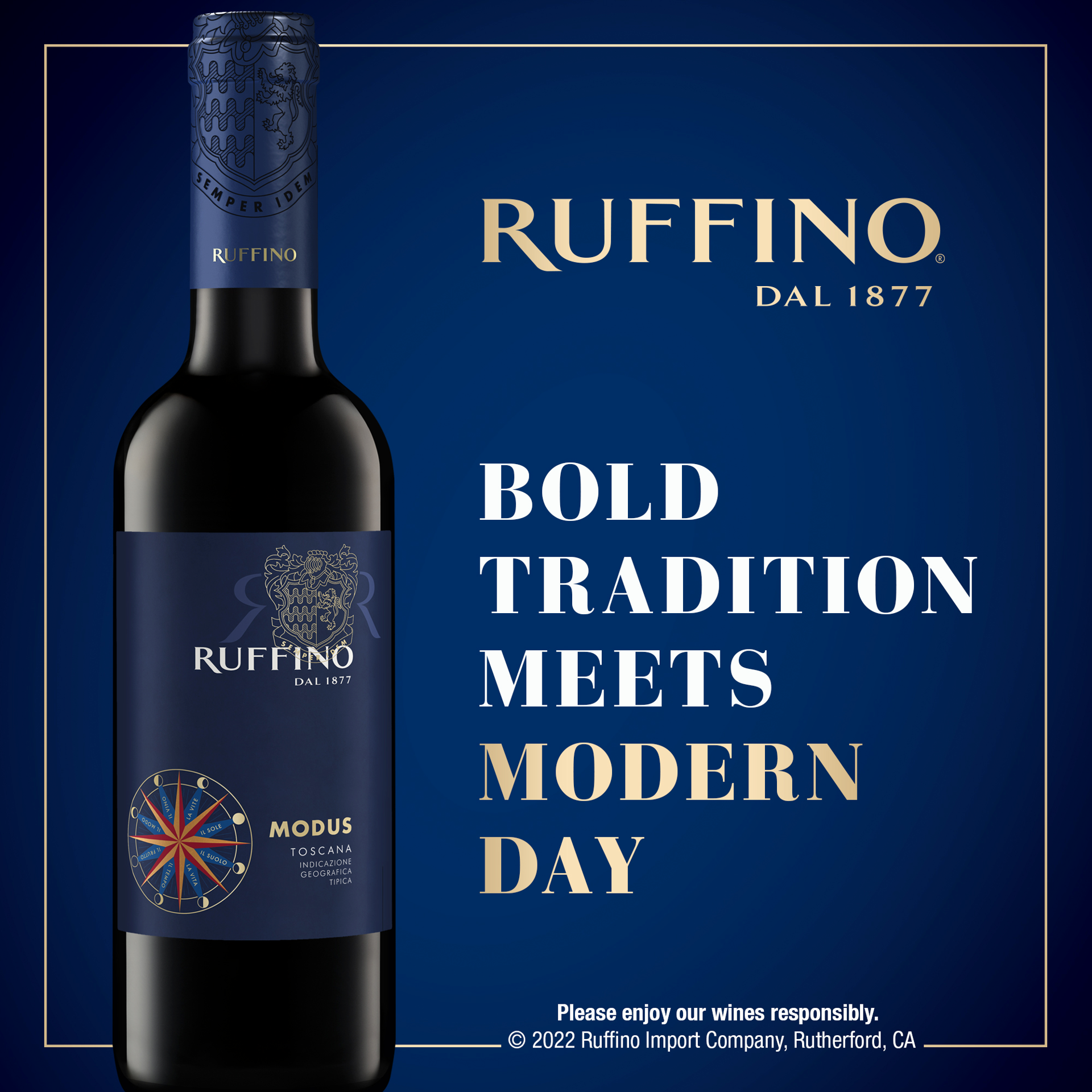 slide 8 of 10, Ruffino Modus Toscana IGT, Italian Red Wine, 375 mL Half Bottle, 12.68 fl oz