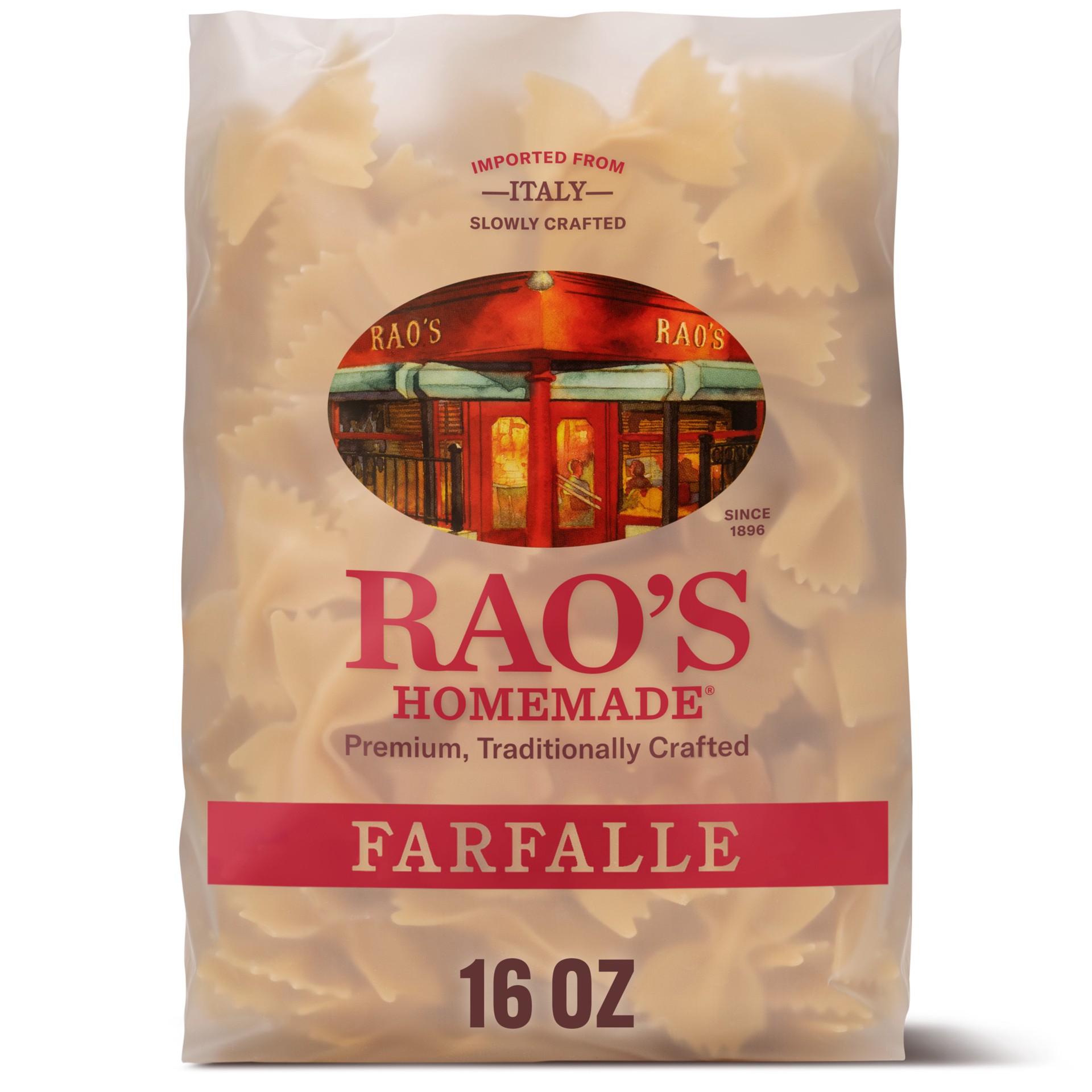 slide 1 of 13, Rao's Homemade Homemade Farfalle 16 oz, 16 oz