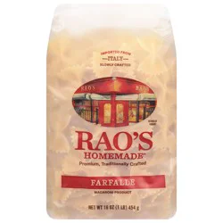 Rao's Homemade Homemade Farfalle 16 oz