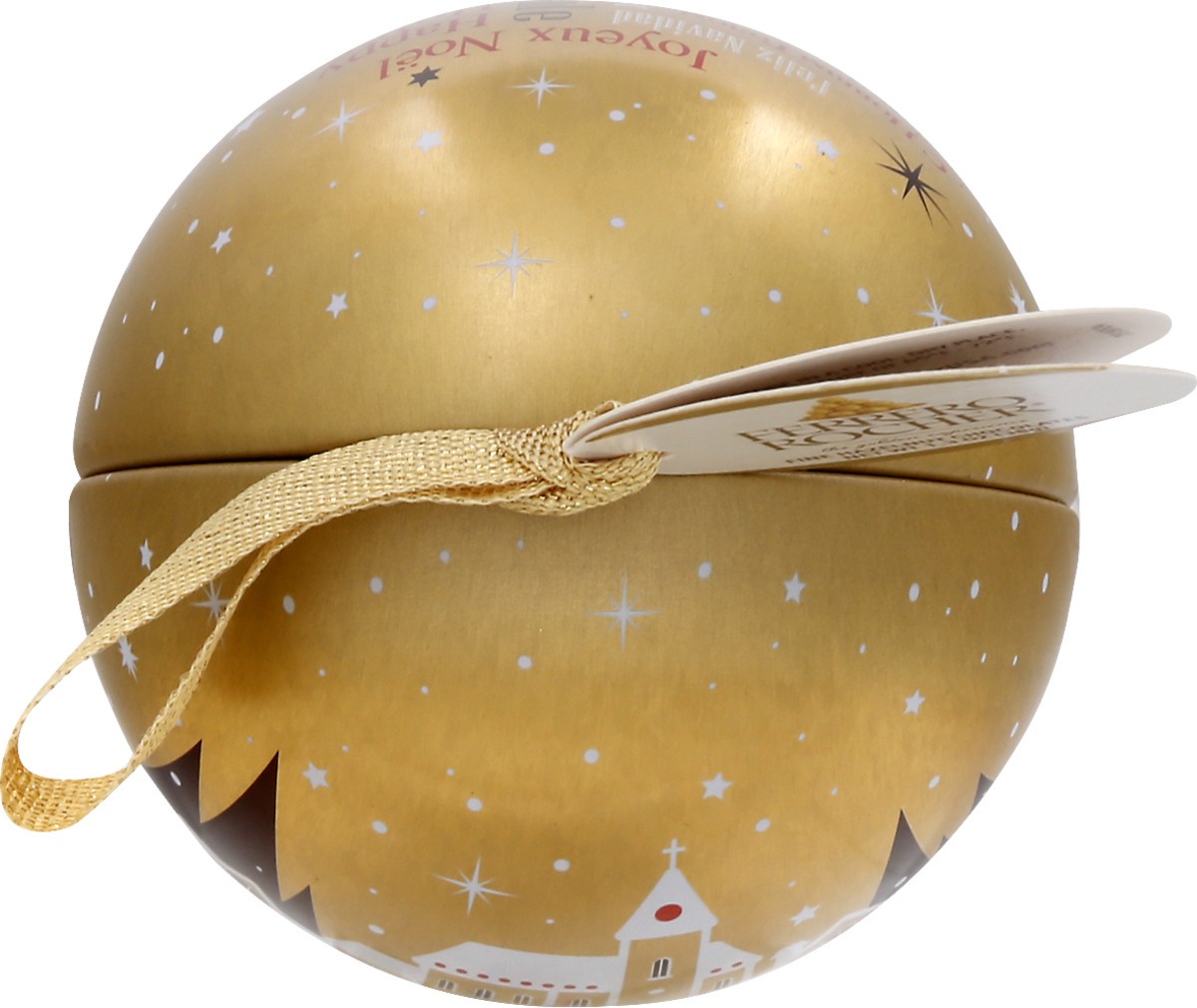 slide 4 of 9, Ferrero Rocher Fine Hazelnut Chocolates, Tin Ornament - 1.3oz/3pc, 1.3 oz