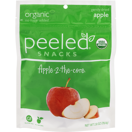 slide 2 of 8, Peeled Organic Dried Apple, 2.8 oz