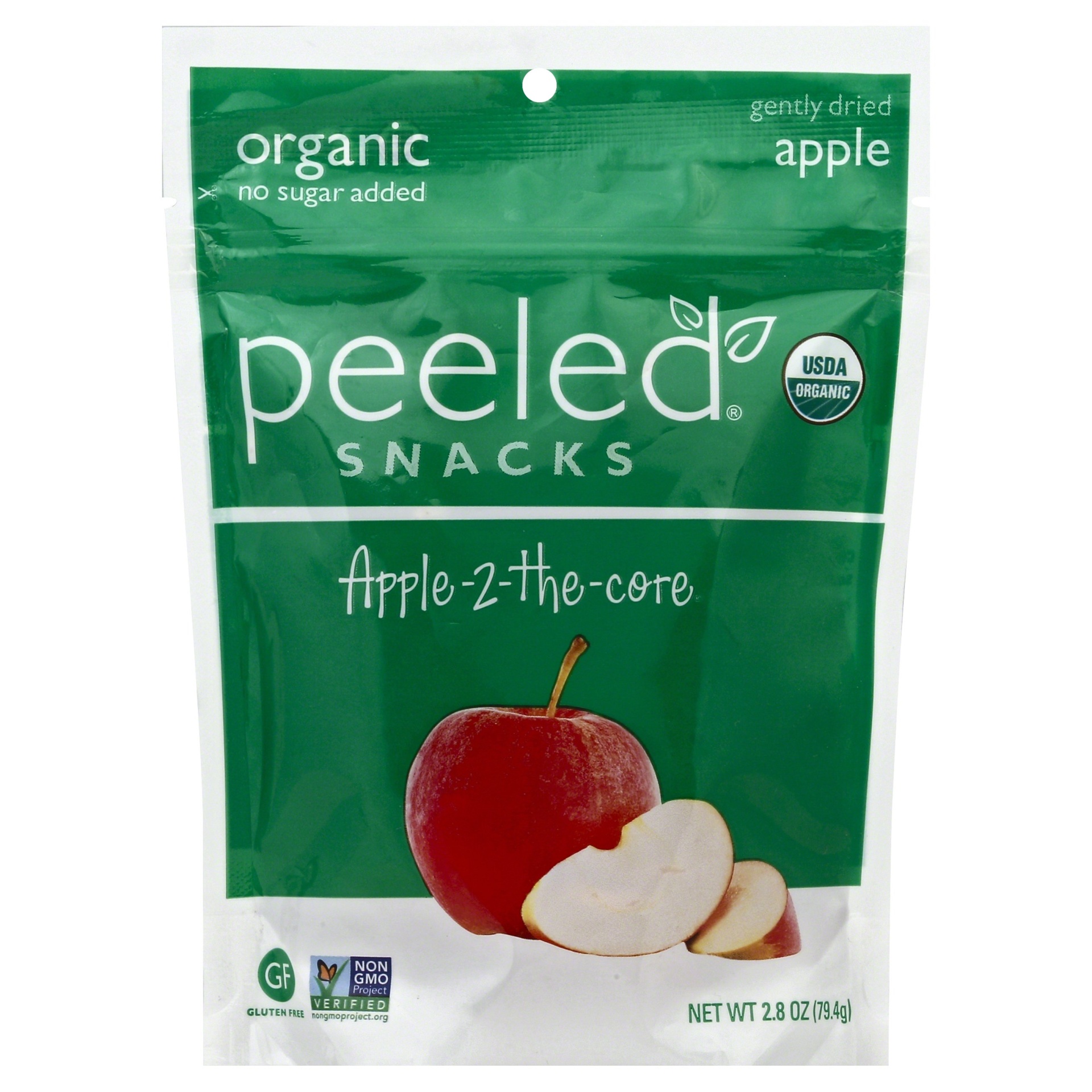 slide 1 of 8, Peeled Organic Dried Apple, 2.8 oz