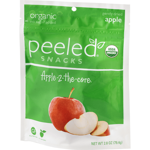 slide 3 of 8, Peeled Organic Dried Apple, 2.8 oz