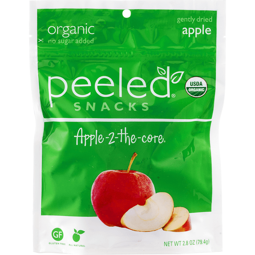 slide 4 of 8, Peeled Organic Dried Apple, 2.8 oz