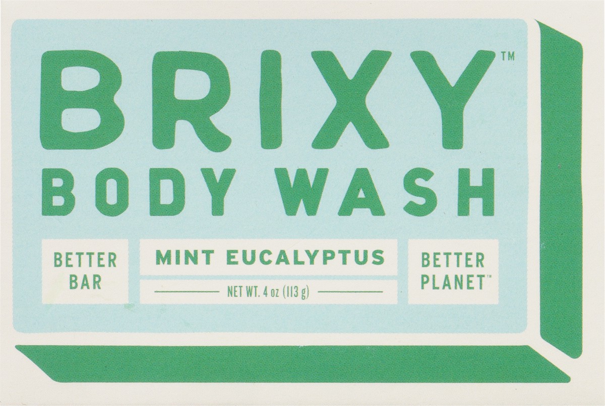 slide 6 of 12, Brixy Mint Eucalyptus Body Wash Bar 4 oz, 4 oz