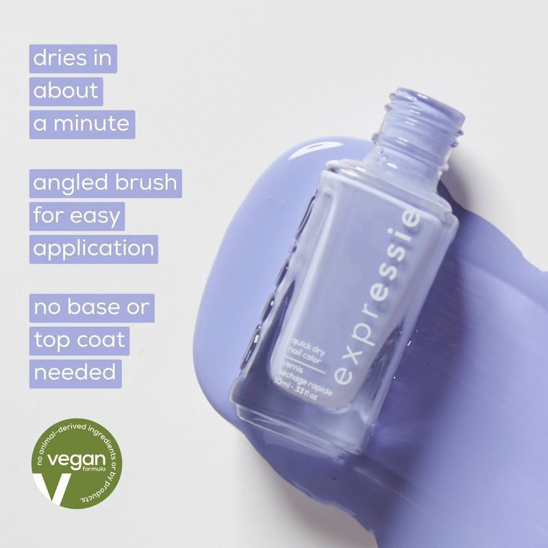 slide 3 of 12, essie Expressie Choreo Queen 245 Quick Dry Nail Color 0.33 fl oz, 0.33 fl oz