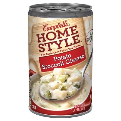 slide 1 of 1, Campbell's Homestyle Potato Broccoli Cheese Soup, 18.8 oz