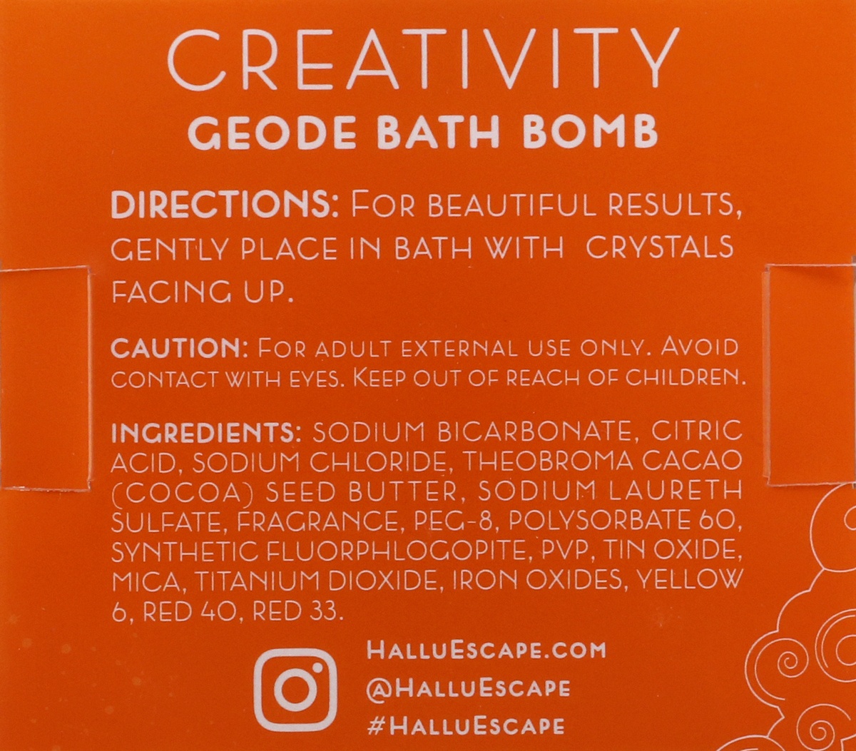 slide 9 of 9, Hallu Calmology Peaceful Vibes Cosmic Geode Bath Bomb, 2.99 oz