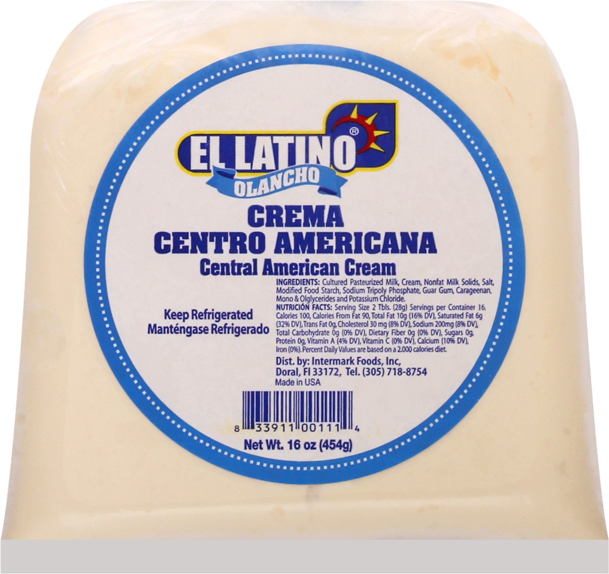 slide 5 of 12, El Latino Central American Cream 16 oz, 16 oz
