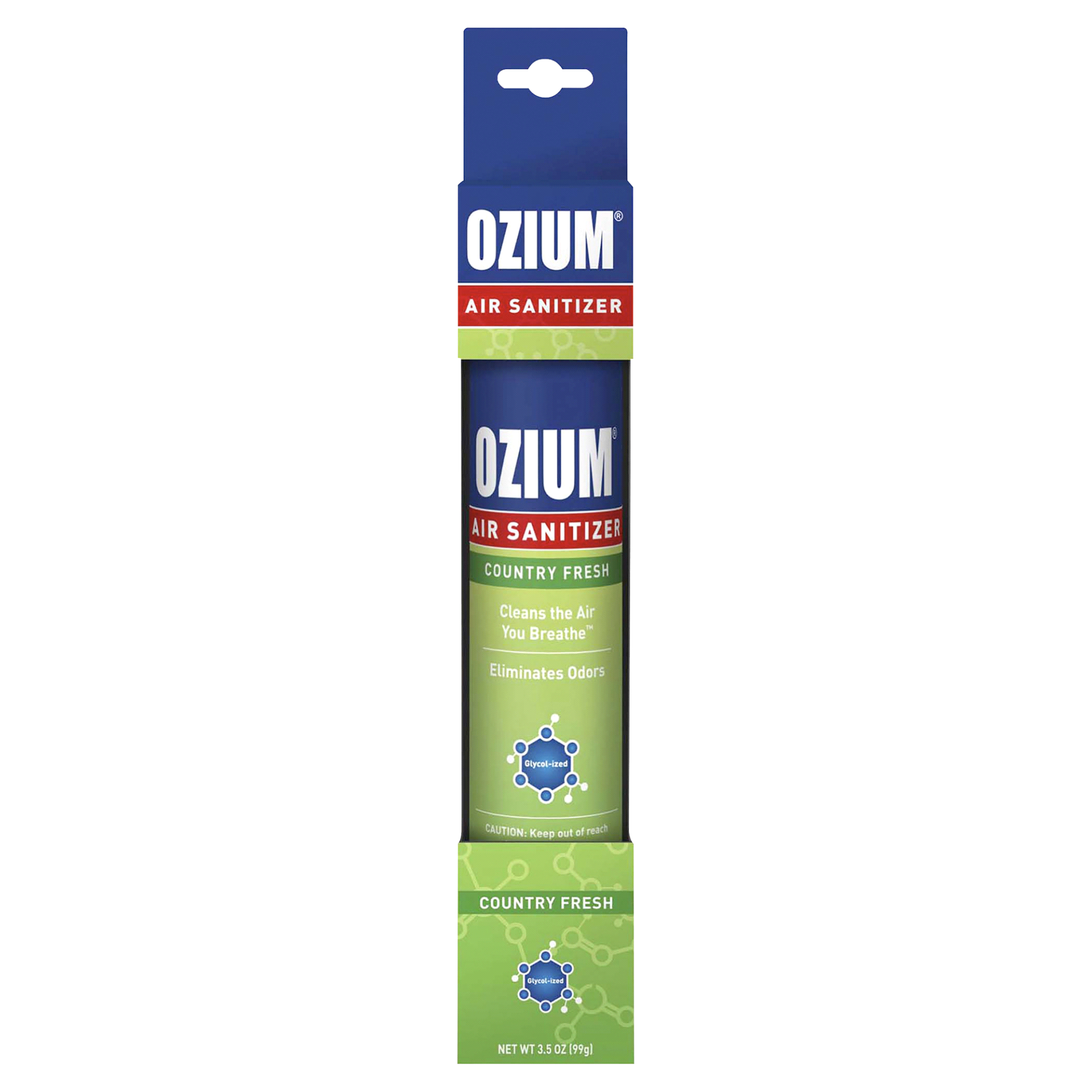 slide 1 of 1, Ozium Glycol-Ized Professional Air Sanitizer / Freshener Country Fresh Scent aerosol, 3.5 oz