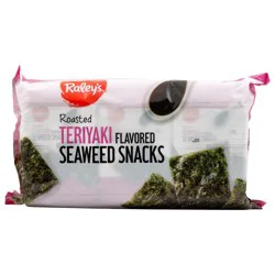 Raley's Seaweed Snack, Teriyaki, Roasted 6 ct -.17 oz