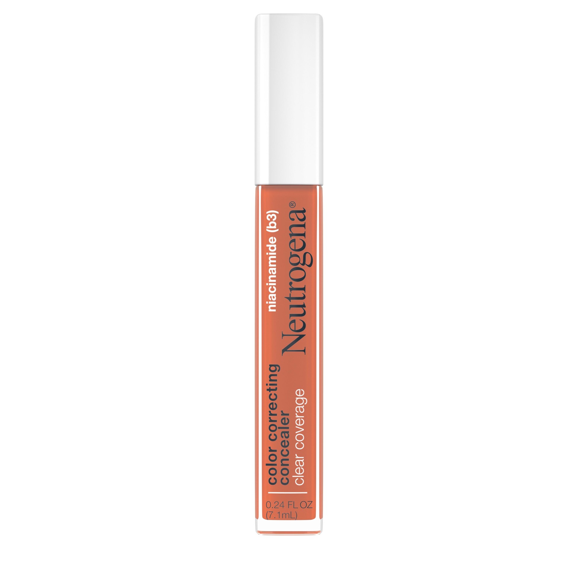 slide 1 of 8, Neutrogena Clear Coverage Color Correcting Concealer Deep Peach, 0.24 fl oz