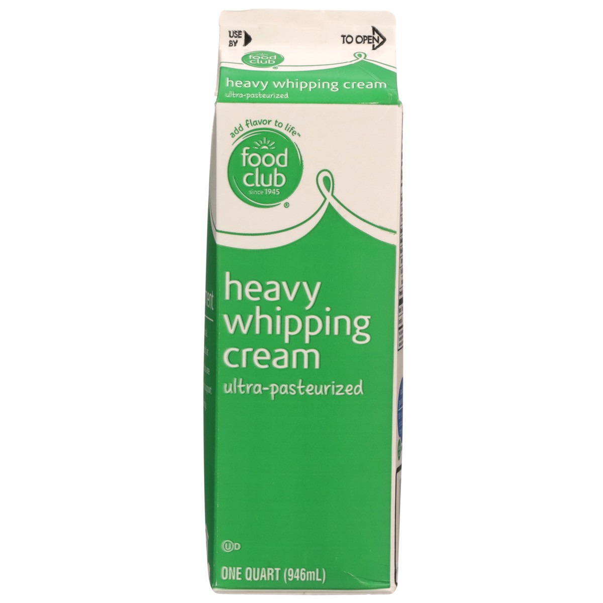 slide 2 of 2, Food Club Heavy 36% Milkfat Whipping Cream 1 qt, 1 qt