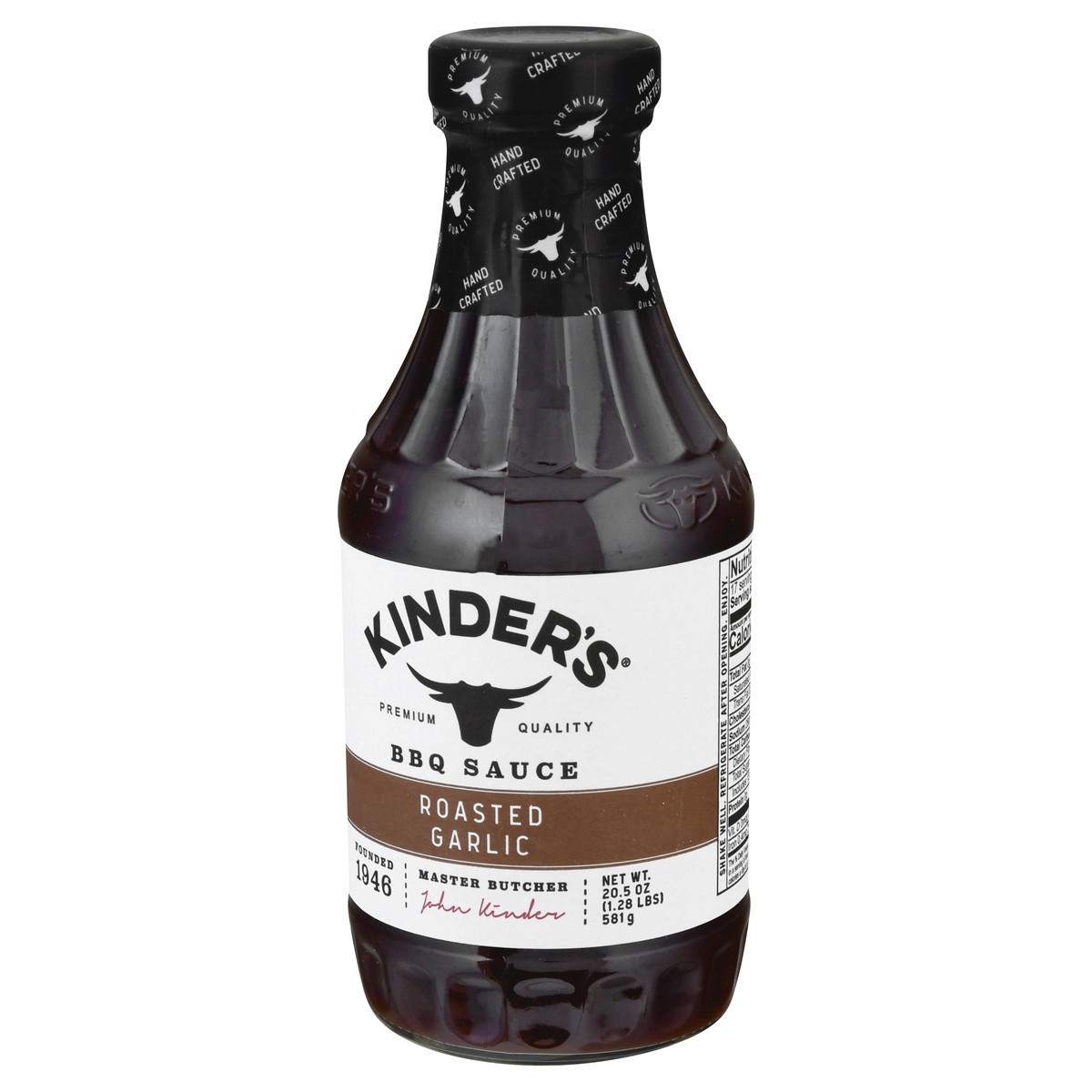 slide 8 of 9, Kinder's Roasted Garlic BBQ Sauce 20.5 oz, 20.5 oz