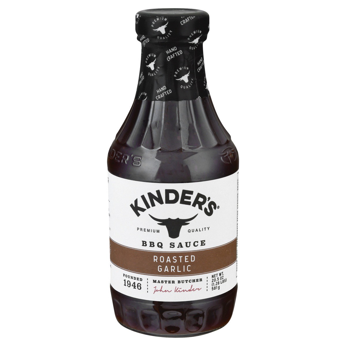 slide 1 of 9, Kinder's Roasted Garlic BBQ Sauce 20.5 oz, 20.5 oz