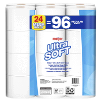 slide 19 of 29, Meijer Ultra Soft Mega Rolls Toilet Paper, 24 ct