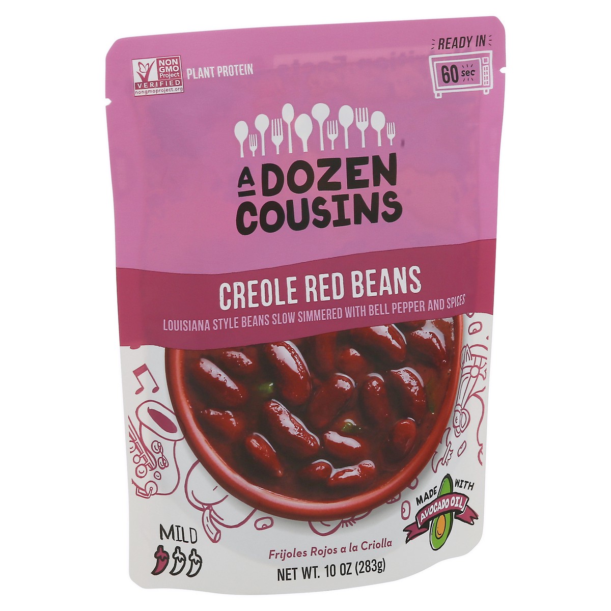 slide 8 of 13, A Dozen Cousins Creole Red Beans, 10 oz
