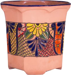 Tierra Firme Talavera Octagonal Planter