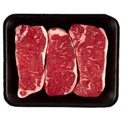 Family Pack Boneless Ny Strip Steaks