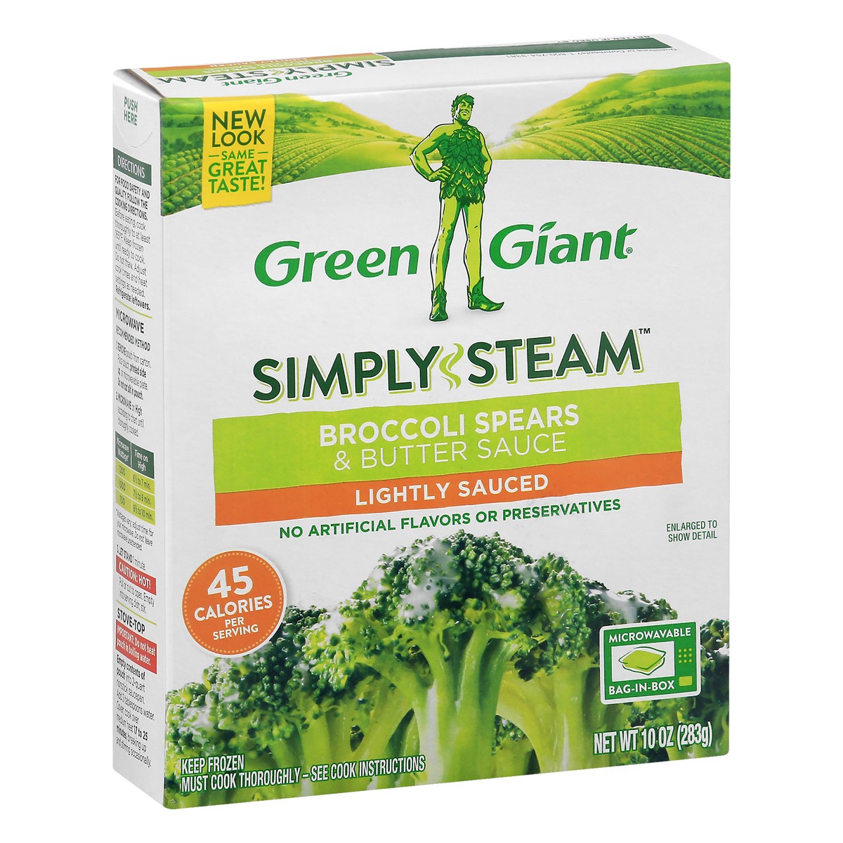 slide 3 of 11, Green Giant Simply Steam Lightly Sauced Broccoli Spears & Butter Sauce 10 oz, 10 oz
