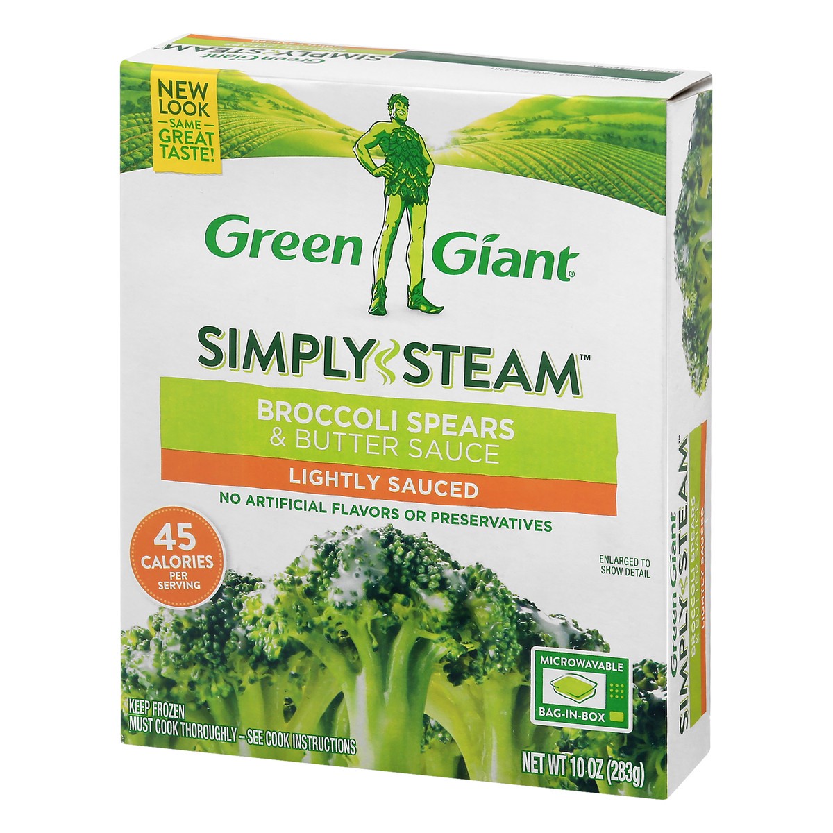 slide 5 of 11, Green Giant Simply Steam Lightly Sauced Broccoli Spears & Butter Sauce 10 oz, 10 oz