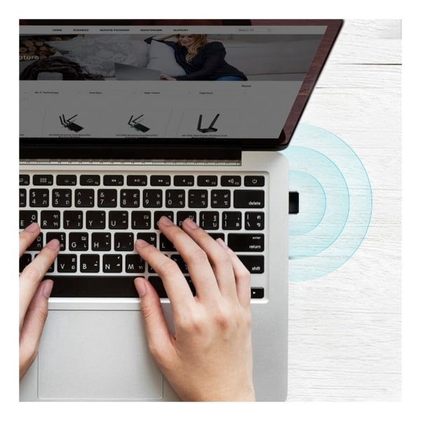 slide 4 of 10, TP-Link Ac600 Nano Usb Wireless Network Adapter, Archer T2U Nano, 1 ct