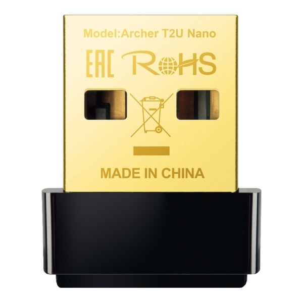 slide 1 of 4, TP-Link Ac600 Nano Usb Wireless Network Adapter, Archer T2U Nano, 1 ct