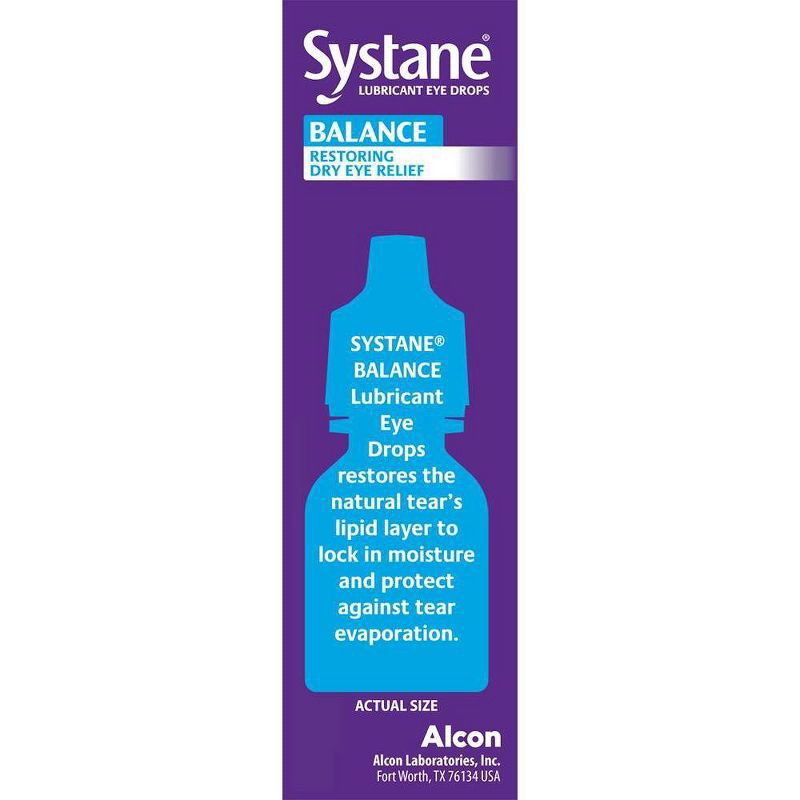 slide 5 of 5, Systane Balance Lubricant Eye Drops Twin Pack - 2ct, 2 ct