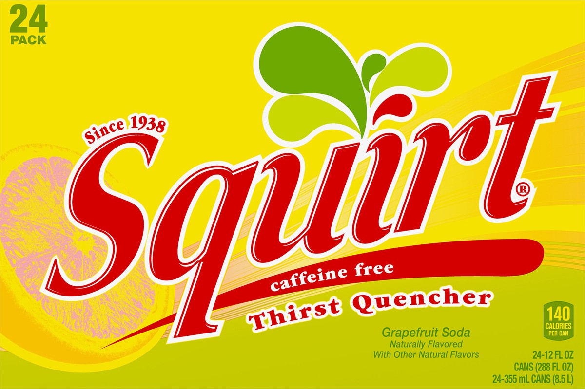 slide 9 of 9, Squirt Citrus Soda- 24 ct, 24 ct