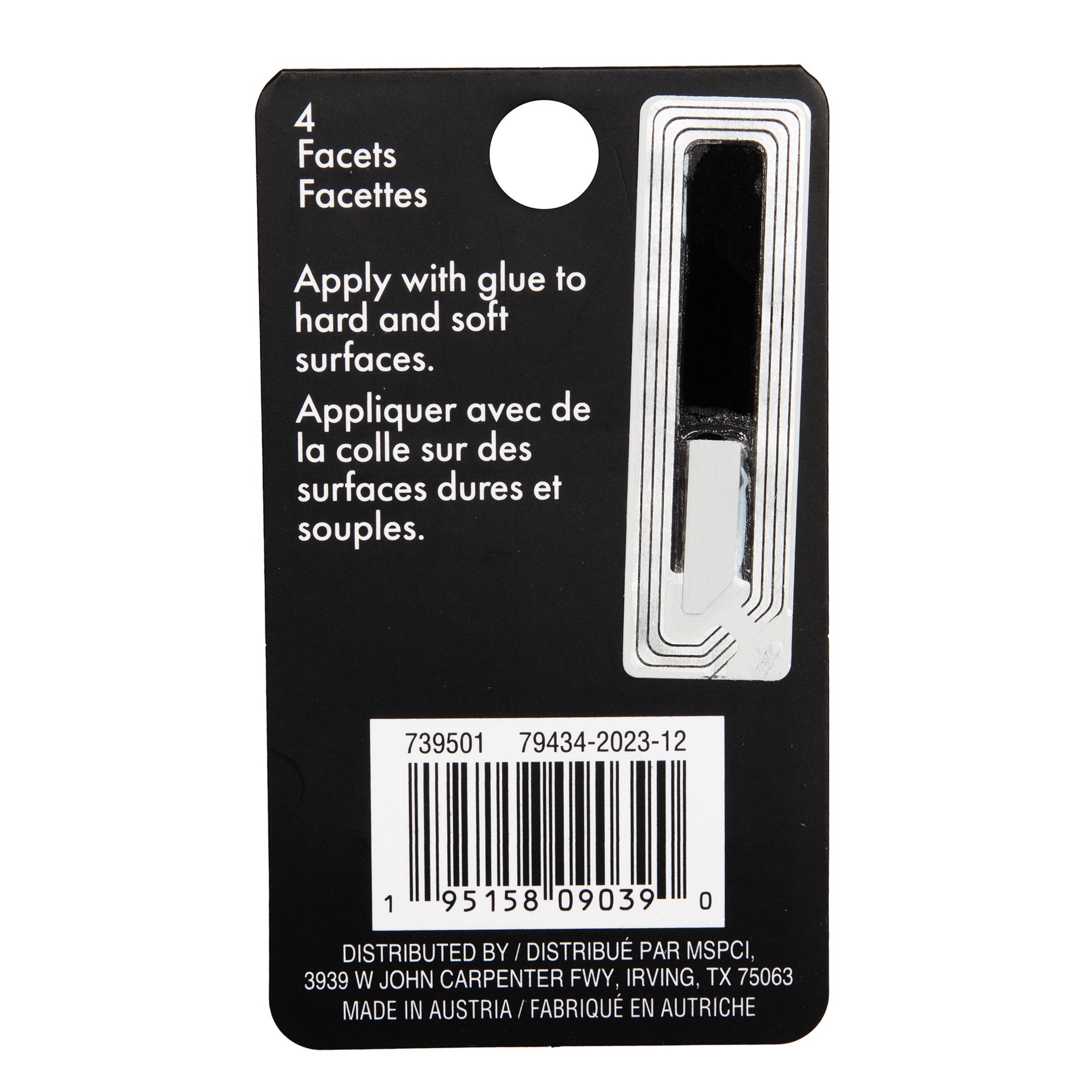 slide 2 of 4, 3.7mm Crystal Ab Baguette Glue-On Austrian Crystals By Bead Landing, 10ct., 7mm