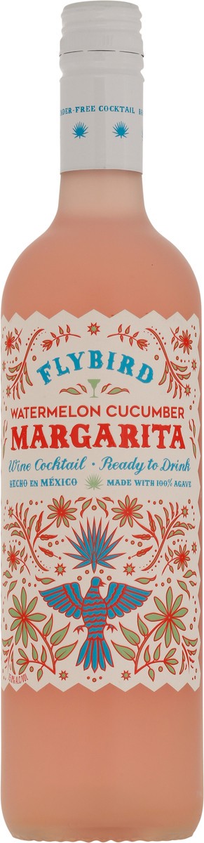 slide 8 of 11, Flybird Watermelon Cucumber Margarita Wine Cocktail, 750 ml