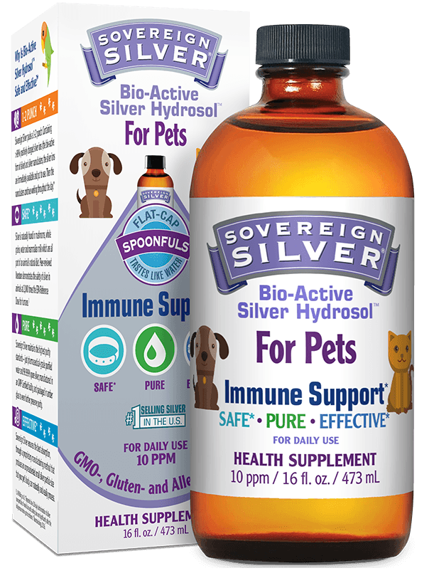 slide 1 of 1, Sovereign Silver Bio-Active Silver Hydrosol Pet Twist Top 10Ppm, 16 oz