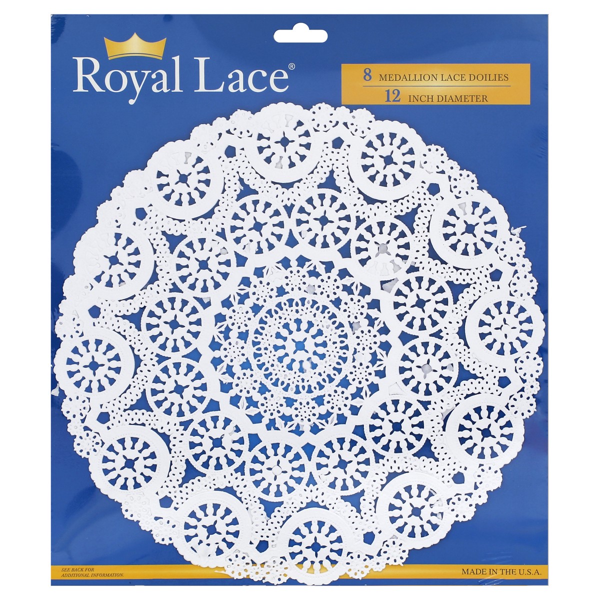 slide 2 of 3, Royal Lace Doilies 8 ea, 8 ct